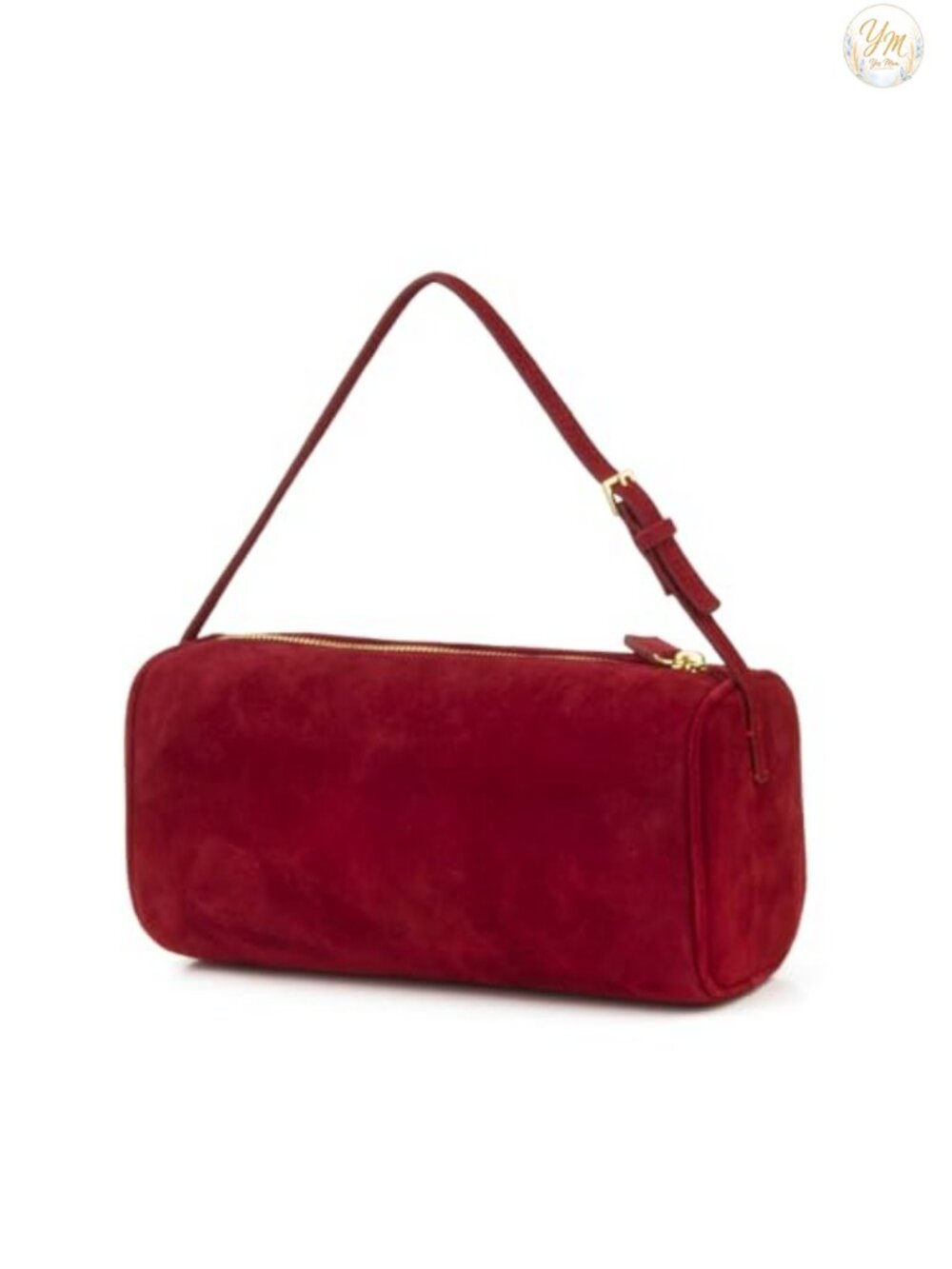 Premium Suede Leather Crossbody Hobo Bag with Zipper Pocket Shoulder Purse